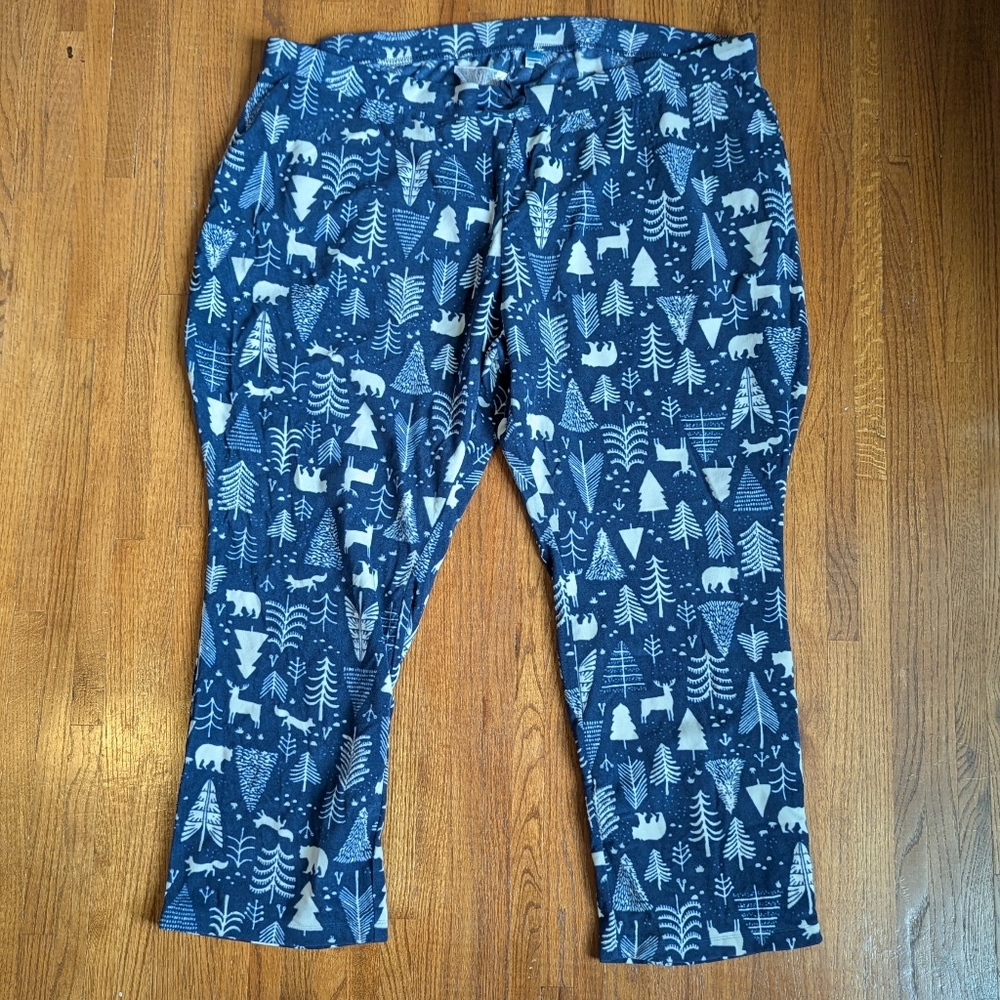 Old Navy | Fleece Pajama Pant | Winter Print | 4XL
